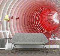 Stereoscopisch 3d fotobehang behang