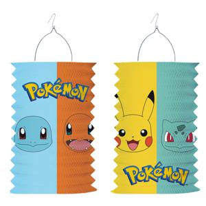 Pokemon trek lampion - 28 cm - multi kleuren - papier