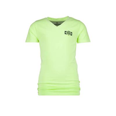 Vingino basic T-shirt Hozer neon geel