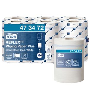 Poetsrol Reflex ÃƒÂ¢Ã¢â‚¬Å¾Ã‚Â¢ Plus M4 SmartCoreÃƒâ€šÃ‚Â® centerfeed 2 laags 150m wit 473472