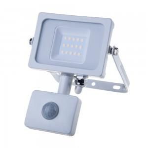 V-Tac LED Bouwlamp 10W 6400k IP44 met Sensor Body Wit - 9334020