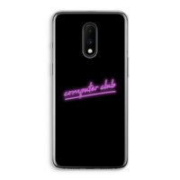 Vice Black: OnePlus 7 Transparant Hoesje