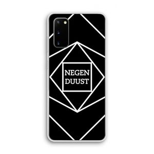 Negenduust geometrisch: Samsung Galaxy S20 Transparant Hoesje