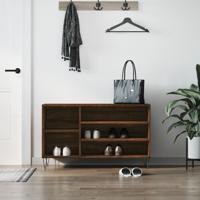 VidaXL Schoenenkast 102x36x60 cm bewerkt hout bruin eikenkleur