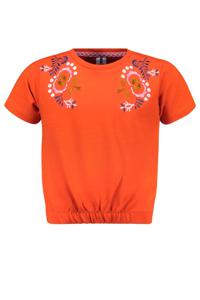 B.Nosy Meisjes t-shirt - Sara - Orange glo