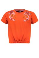 B.Nosy Meisjes t-shirt - Sara - Orange glo - thumbnail