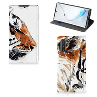 Bookcase Samsung Galaxy Note 10 Watercolor Tiger