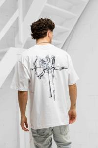 Off The Pitch Museum Loose Fit T-Shirt Heren Wit - Maat S - Kleur: Wit | Soccerfanshop