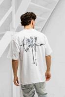 Off The Pitch Museum Loose Fit T-Shirt Heren Wit - Maat S - Kleur: Wit | Soccerfanshop