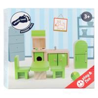 Small Foot houten poppenhuis meubeltjes keuken, 5dlg.
