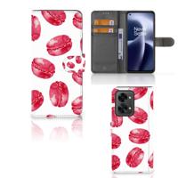 OnePlus Nord 2T | Book Cover | Pink Macarons