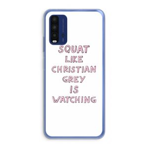 Christian Grey: Xiaomi Redmi 9T Transparant Hoesje