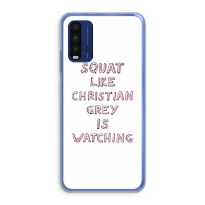 Christian Grey: Xiaomi Redmi 9T Transparant Hoesje