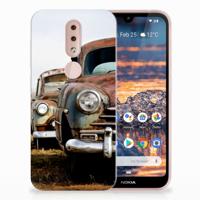 Nokia 4.2 | Siliconen hoesje | met foto Vintage Auto