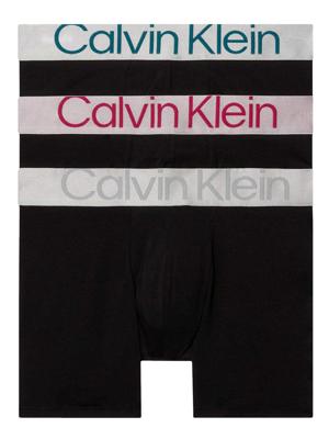 Calvin Klein - 3p Boxer Briefs - Steel Cotton - NC4, Maat:S