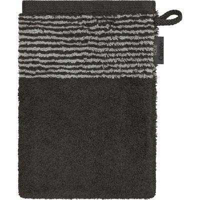 Cawö Cawö Two-Tone Washandje 16x22 basalt
