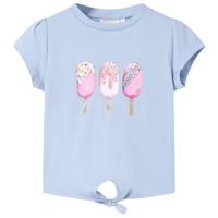VidaXL Kindershirt 116 blauw