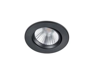Trio Led inbouwspotPamir Round 5,5w - 3000K - 8,5cm zwart - 650510132
