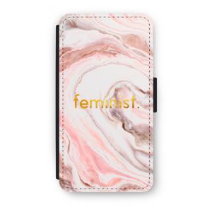 Feminist: iPhone XS Flip Hoesje