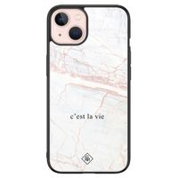 iPhone 13 glazen hardcase - C'est la vie