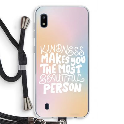 The prettiest: Samsung Galaxy A10 Transparant Hoesje met koord