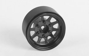 RC4WD OEM 6-Lug Stamped Steel 1.55 Beadlock Wheels (Black) (Z-W0310)