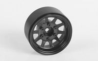 RC4WD OEM 6-Lug Stamped Steel 1.55 Beadlock Wheels (Black) (Z-W0310) - thumbnail