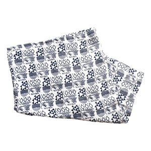 Swaddle hydrofiele doek - Blauwe tekens