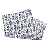 Swaddle hydrofiele doek - Blauwe tekens