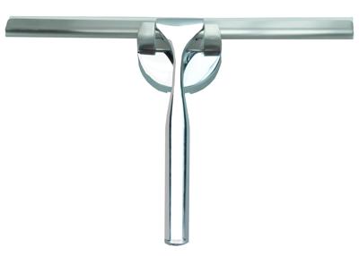 Wiesbaden luxe chroom badkamer-wisser 25cm +ophanging