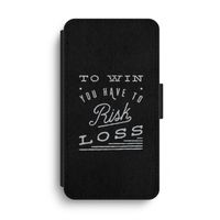 Risk loss: iPhone XS Max Flip Hoesje