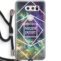 Negenduust ruimte: LG V30 Transparant Hoesje met koord