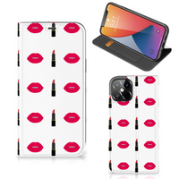 iPhone 12 Pro Max Hoesje met Magneet Lipstick Kiss