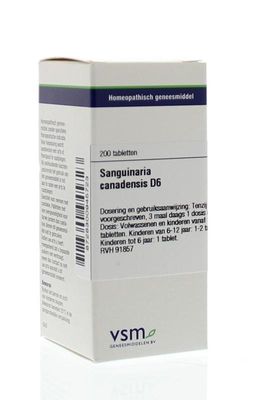 VSM Sanguinaria canadensis D6 (200 tab)