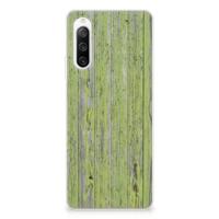 Sony Xperia 10 IV | Bumper Hoesje | Green Wood