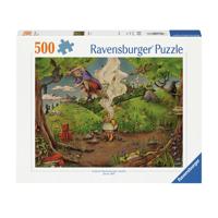 Ravensburger legpuzzel bei der waldhexe, 500st.