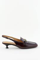 Tods pumps met gouden gesp rood