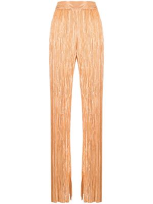 Sabina Musayev pantalon droit plissé - Orange