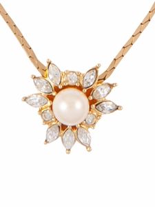 Christian Dior Pre-Owned collier serti de cristaux pre-owned (années 1980)