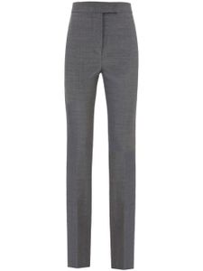 Ferragamo pantalon de tailleur à taille haute - Gris