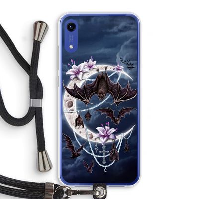 Vleermuizen Maan: Honor Play 8A Transparant Hoesje met koord