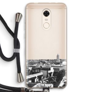 Marrakech Skyline : Xiaomi Redmi 5 Transparant Hoesje met koord
