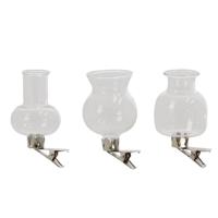 Esschert Design Esschert bloemen clip vaasjes set a 3