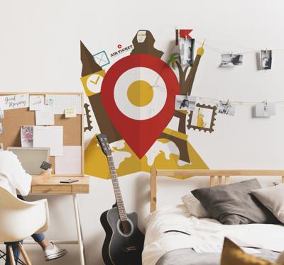 Google maps aanwijspunt sticker