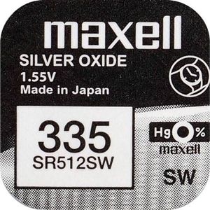 Maxell 18293600 huishoudelijke batterij Wegwerpbatterij SR512SW Zilver-oxide (S)