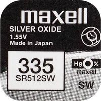 Maxell 18293600 huishoudelijke batterij Wegwerpbatterij SR512SW Zilver-oxide (S) - thumbnail