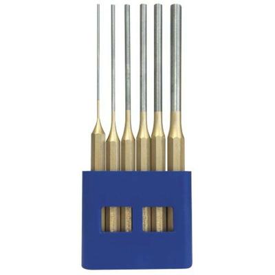Set cilindrische ponsen ATM Gouden Extra lang 6 Onderdelen