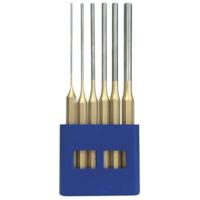 Set cilindrische ponsen ATM Gouden Extra lang 6 Onderdelen