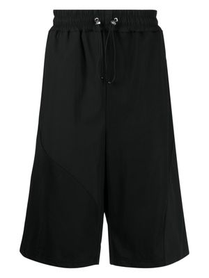 TEAM WANG design short de sport à taille élastiquée - Noir