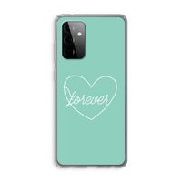 Forever heart pastel: Samsung Galaxy A72 Transparant Hoesje